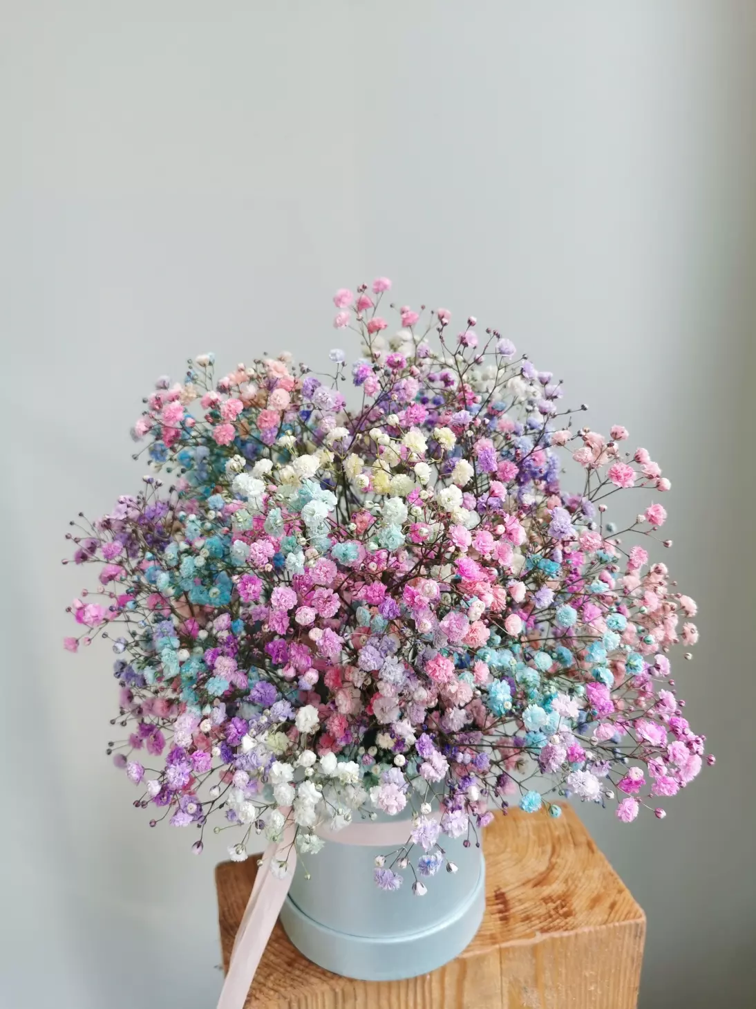 Flowerbox gipsówka kolorowa