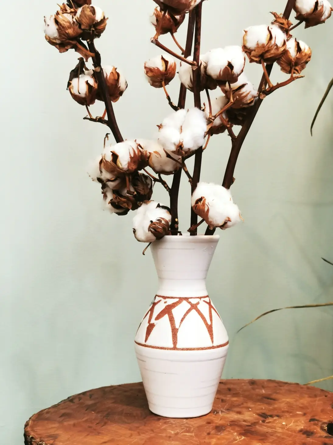 Cotton vase