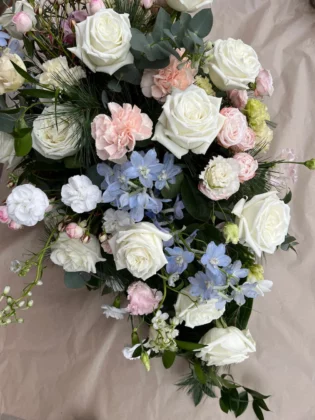 Palma w pastelowych barwach